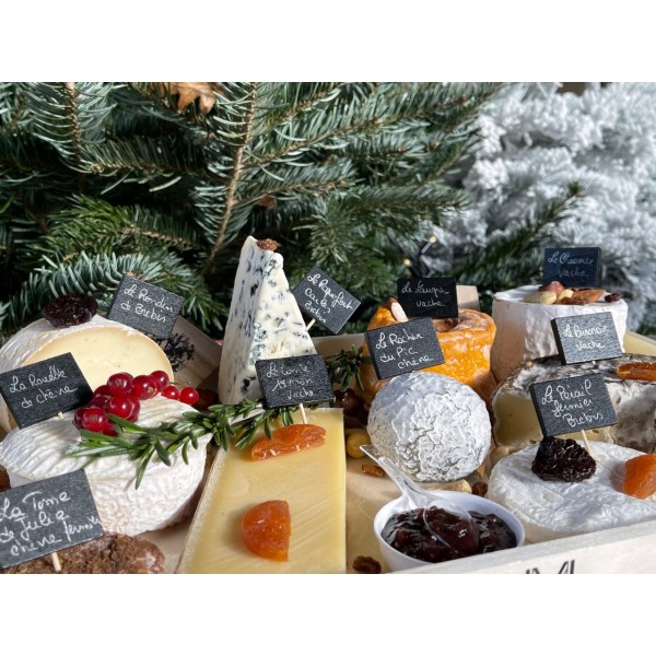 Plateau de Fromages Artisanaux Spécial Noël: Le Tradition - Épicerie fine : achat en ligne