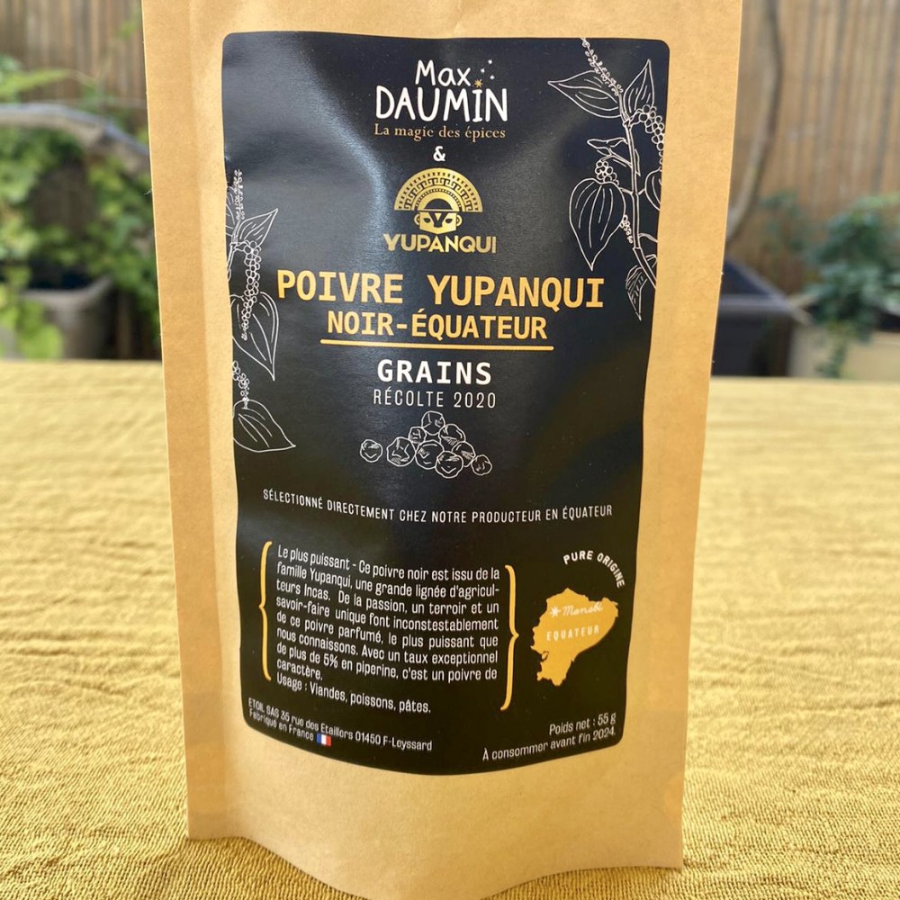 Poivre Yupanqui Noir-Equateur Max Daumin - Épicerie fine : achat en ligne