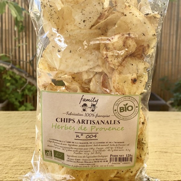 Chips artisanales Herbes de Provence n°004 bio Family Chips - Fine grocery : online purchase