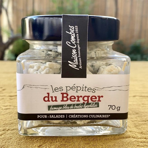 Les Pépites du Berger Roquefort lyophilisé Maison Combes 70g - Fine grocery : online purchase