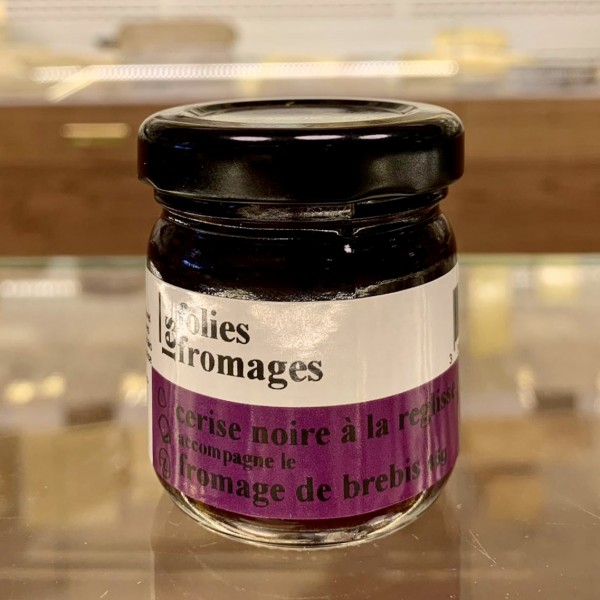Les Folies Fromages, Cerise noire à la réglisse, Guillaumes et Lesgards - Fine grocery : online purchase