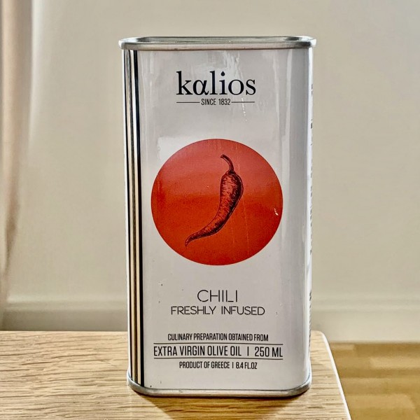 Huile d'olive vierge extra et Piment infusé frais Kalios 250ml - Fine grocery : online purchase