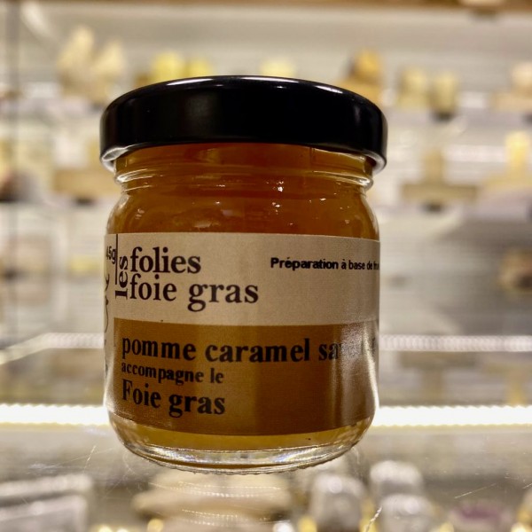 Les Folies Foie gras, Pomme caramel saveur pain d'épices, Guillaume et Lesgards