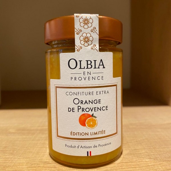 Confiture Extra artisanale Orange de Provence Olbia en Provence 230g