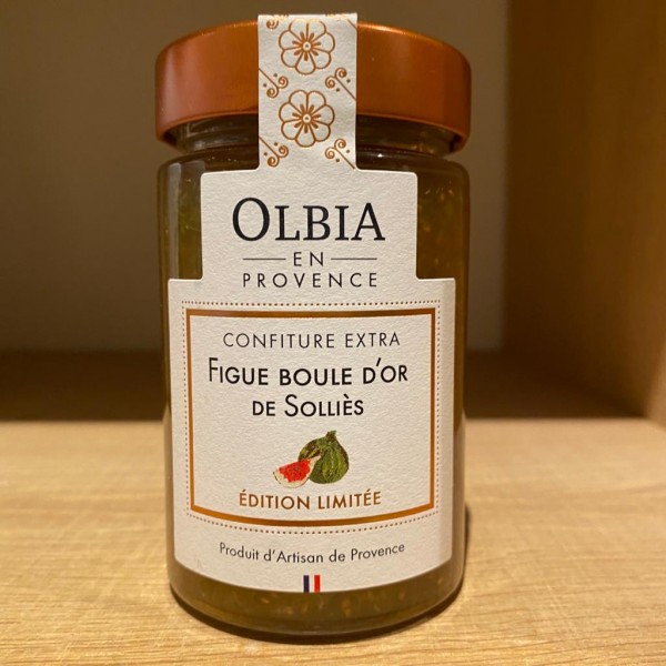 Confiture Extra artisanale Figue Boule d'Or de Solliès Olbia en Provence 230g - Fine grocery : online purchase