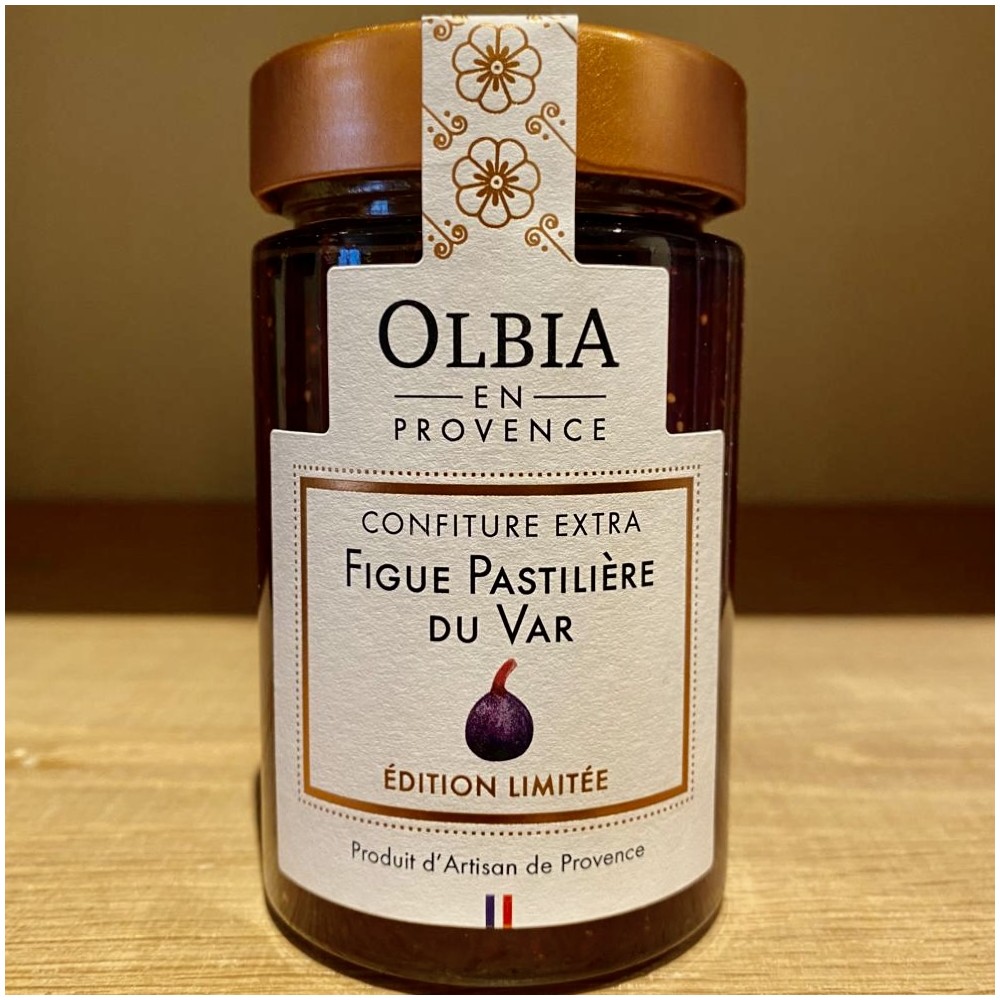 Confiture Extra artisanale Figue Pastilière du Var Olbia en Provence 230g - Fine grocery : online purchase