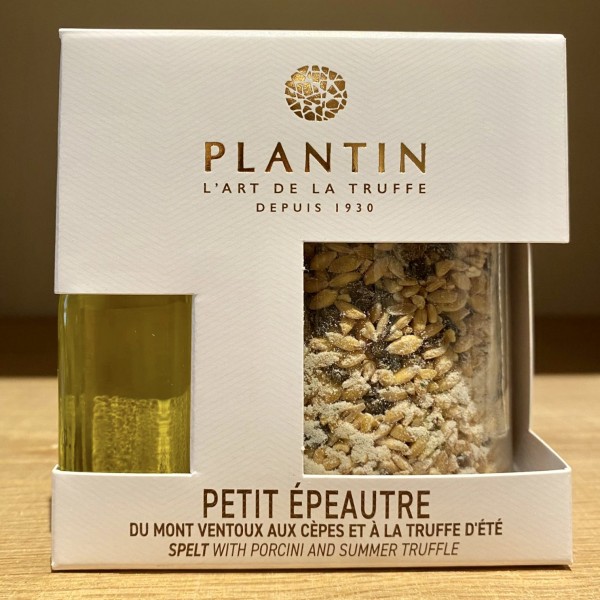 Petit épeautre du Mont Ventoux aux cèpes et à la truffe d'été Plantin 200g - Fine grocery : online purchase