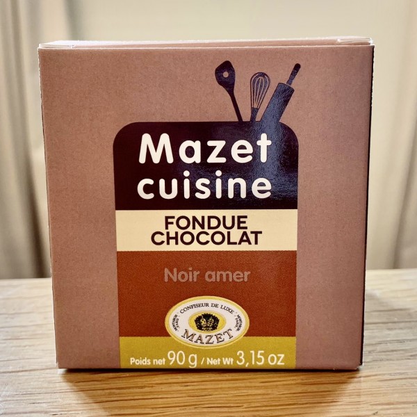 Fondue au chocolat Noir amer Mazet cuisine 90g