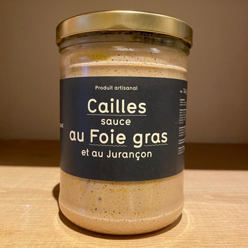 Cailles sauce au foie gras et au Jurançon Maison Argaud - Fine grocery : online purchase