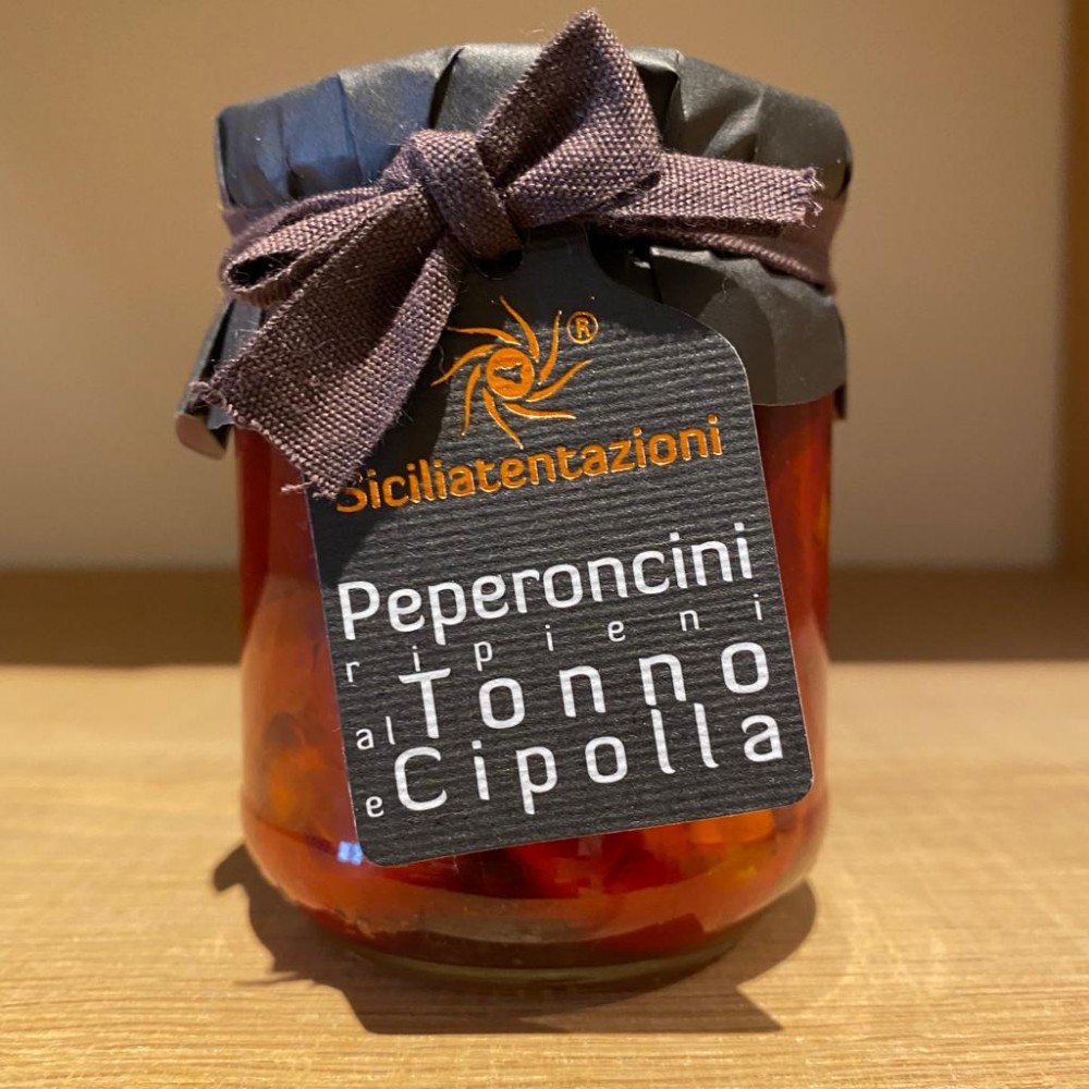Peperoncini al tonno, Siciliatentazioni, 190g - Fine grocery : online purchase
