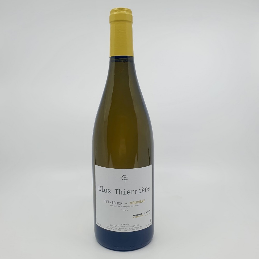 Clos Thierrière, Petrichor, Vouvray 2022 - Wine cave and spirit selection : online purchase