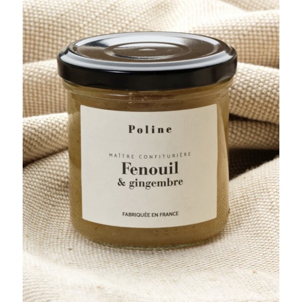 Confiture fenouil et gingembre Poline - Accueil : achat en ligne