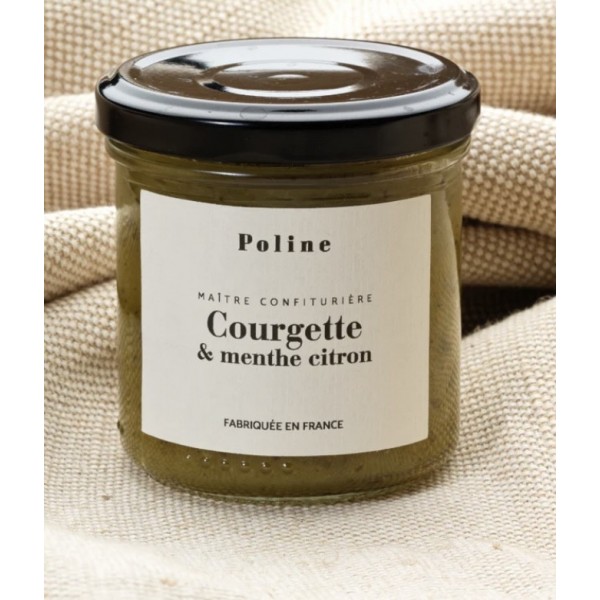 Confiture courgette et menthe citron Poline - Accueil : achat en ligne