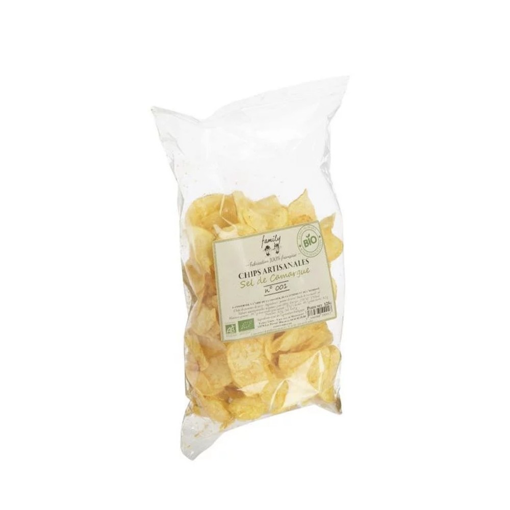 Chips artisanales n°001 sel de Camargue family Chips - Accueil : achat en ligne