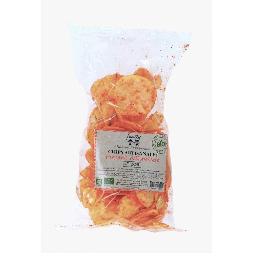 Chips artisanales n°001 sel de Camargue family Chips - Home : online purchase