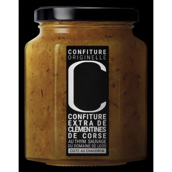 Confiture de clémentine Corse, C de Leos, Domaine de Leos 323g