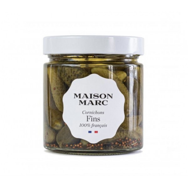 Cornichons fins 100% français Maison Marc 210g