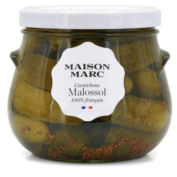 Cornichons Malossol 100% français Maison Marc 440g