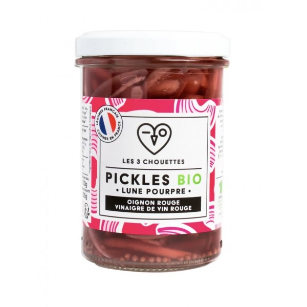 Pickles Les 3 Chouettes lune pourpre oignon rouge - Accueil : achat en ligne