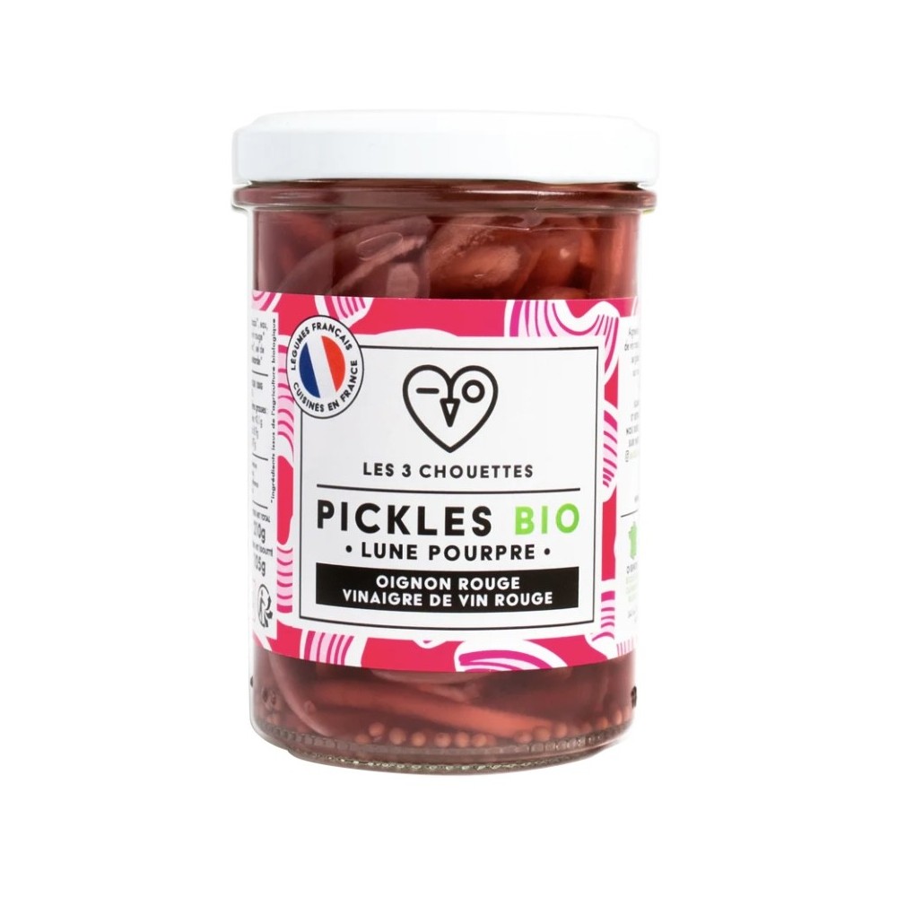 Pickles Les 3 Chouettes lune pourpre oignon rouge - Accueil : achat en ligne