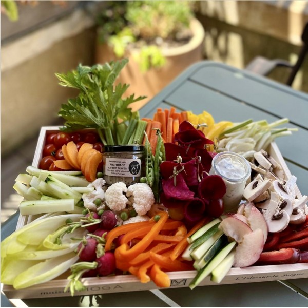 Plateau anchoïade et petits légumes - Fine grocery : online purchase