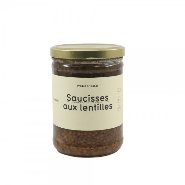 Saucisses aux Lentilles, Maison Argaud 740g - Epicerie salée : achat en ligne