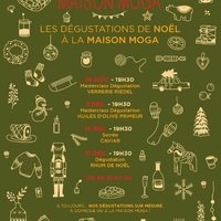 🎄✨🎁🎅 LES DÉGUSTATIONS DE NOËL À LA MAISON MOGA ✨

🤗 À vos agendas !

🗓️ 29 NOV. 
Masterclass Dégustation 
VERRERIE RIEDEL

🗓️⚠️ ERRATUM : le 6 DEC (et non le 8 DEC. !)
Masterclass Dégustation 
HUILES D'OLIVE PRIMEUR

🗓️ 14 DEC.
Soirée CAVIAR

🗓️ 21 DEC.
Dégustation RHUM DE NOEL

🎁 & TOUJOURS... NOS DÉGUSTATIONS SUR MESURE, À DOMICILE OU À LA MAISON MOGA !

☎️ 04 84 51 07 34